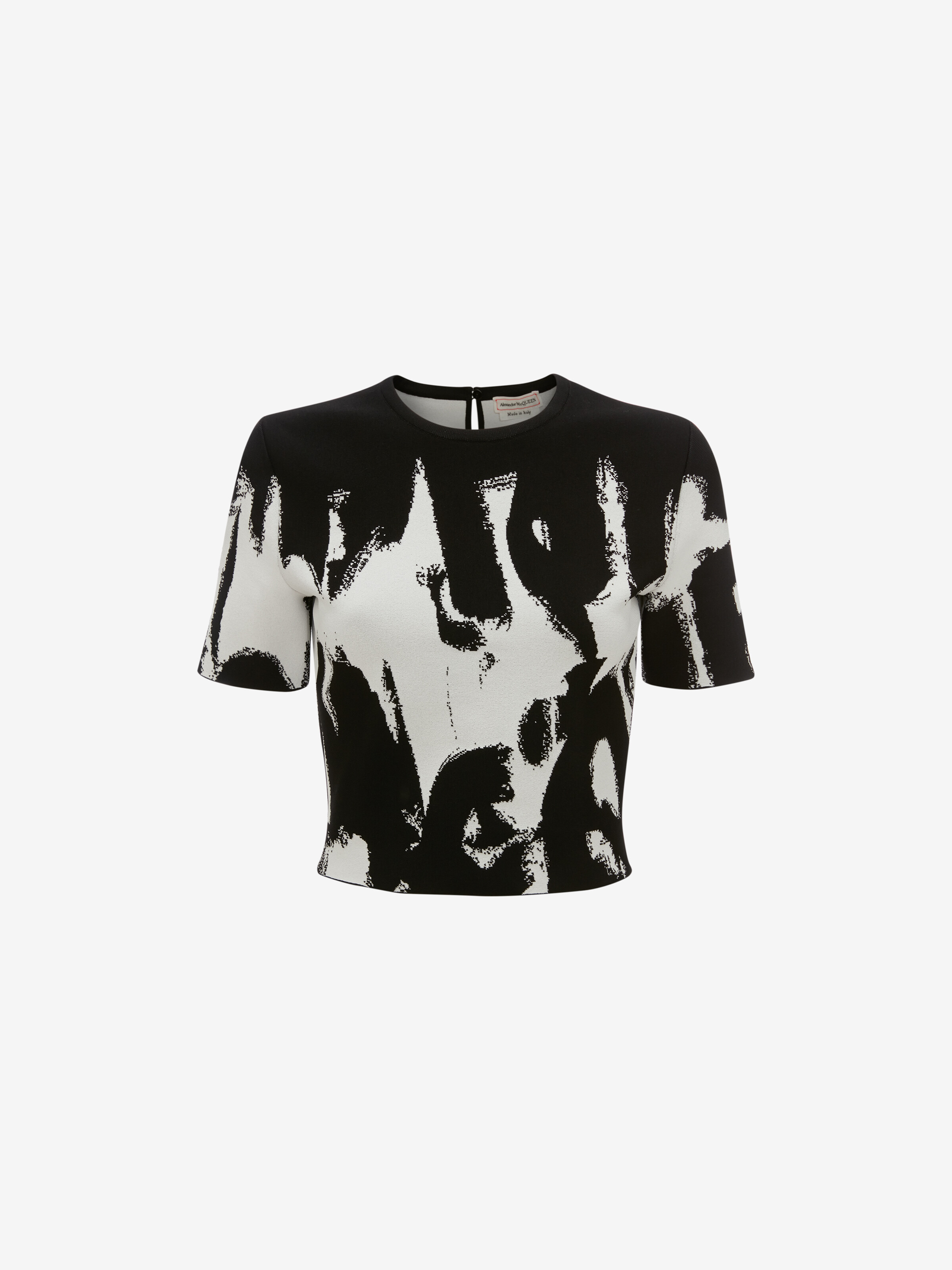 Women's McQueen Graffiti T-shirt in White/black