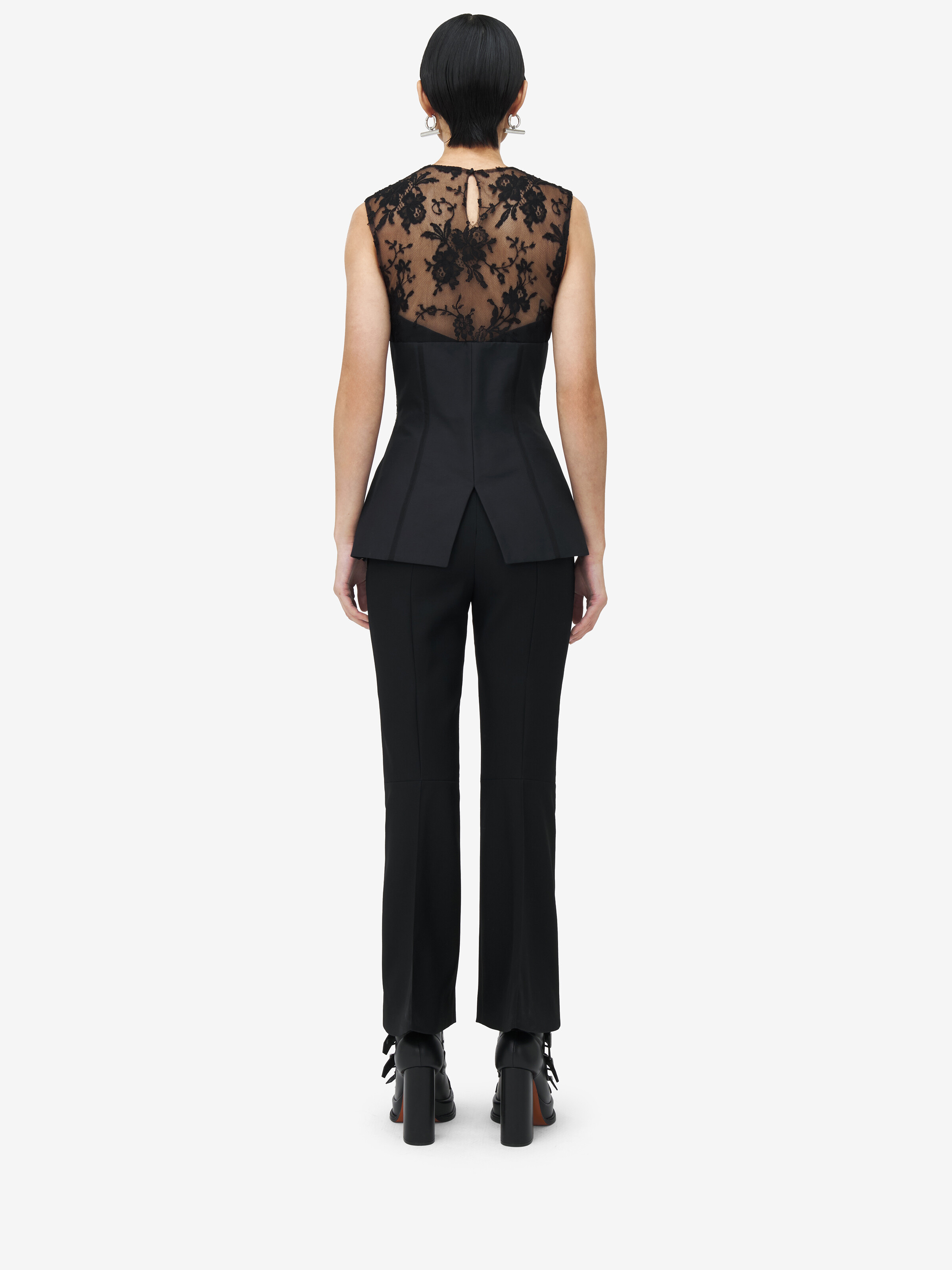 Lace Bustier Top