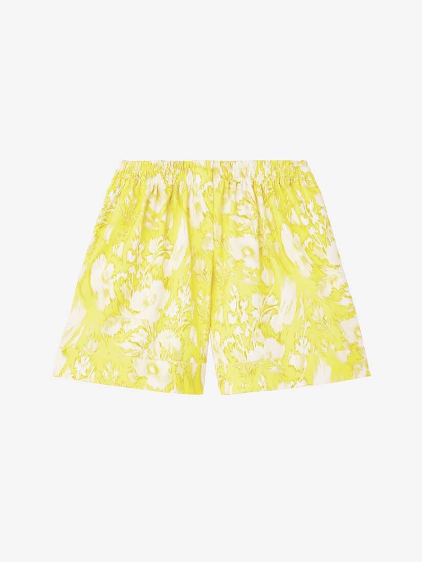 Warped Floral Shorts