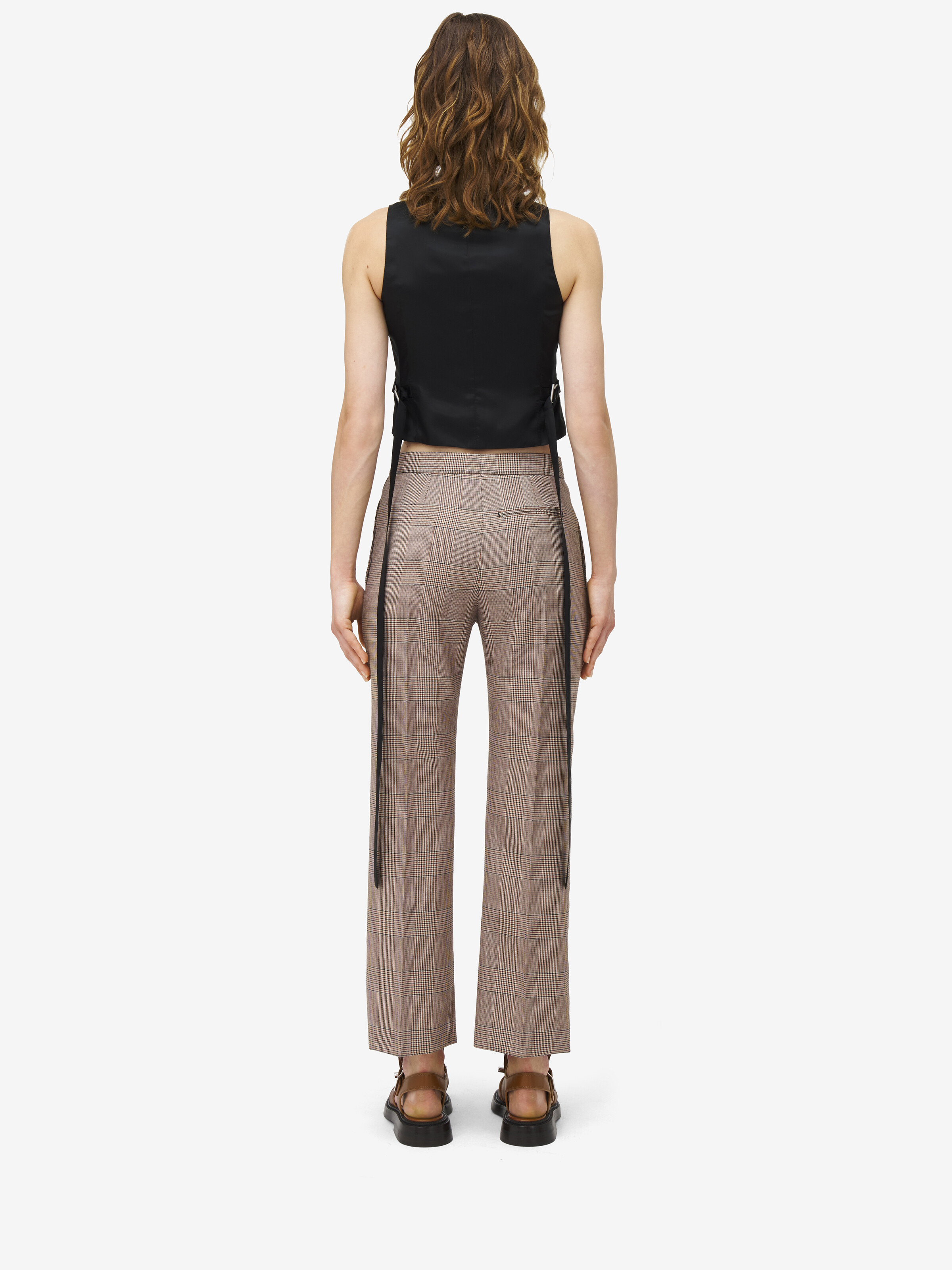 Heritage Check Kickback Trousers
