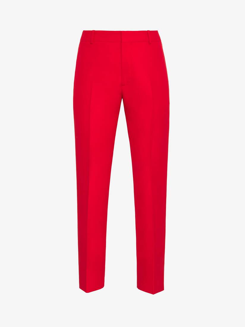 Red Cigarette Trouser | Trousers | PrettyLittleThing KSA