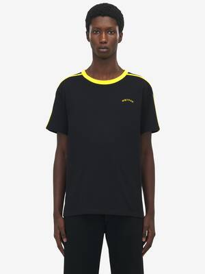 Men's McQueen Logo T-shirt in Black | Alexander McQueen US