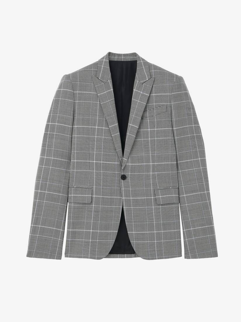 Prince of Wales Single-breasted Jacket
