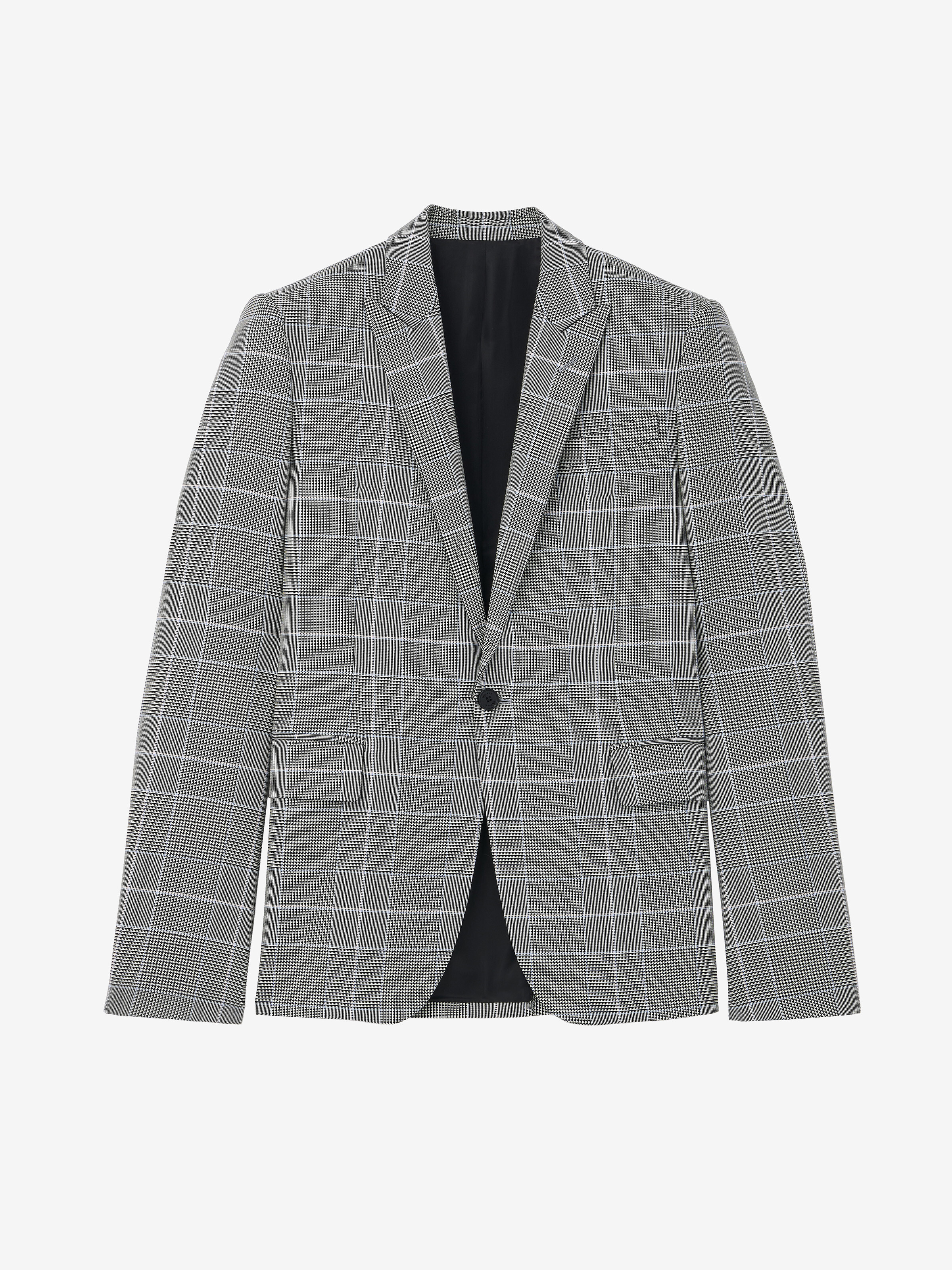 Prince of Wales Single-breasted Jacket