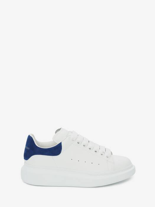 Oversized Sneaker White Paris Blue for Women Alexander McQueen