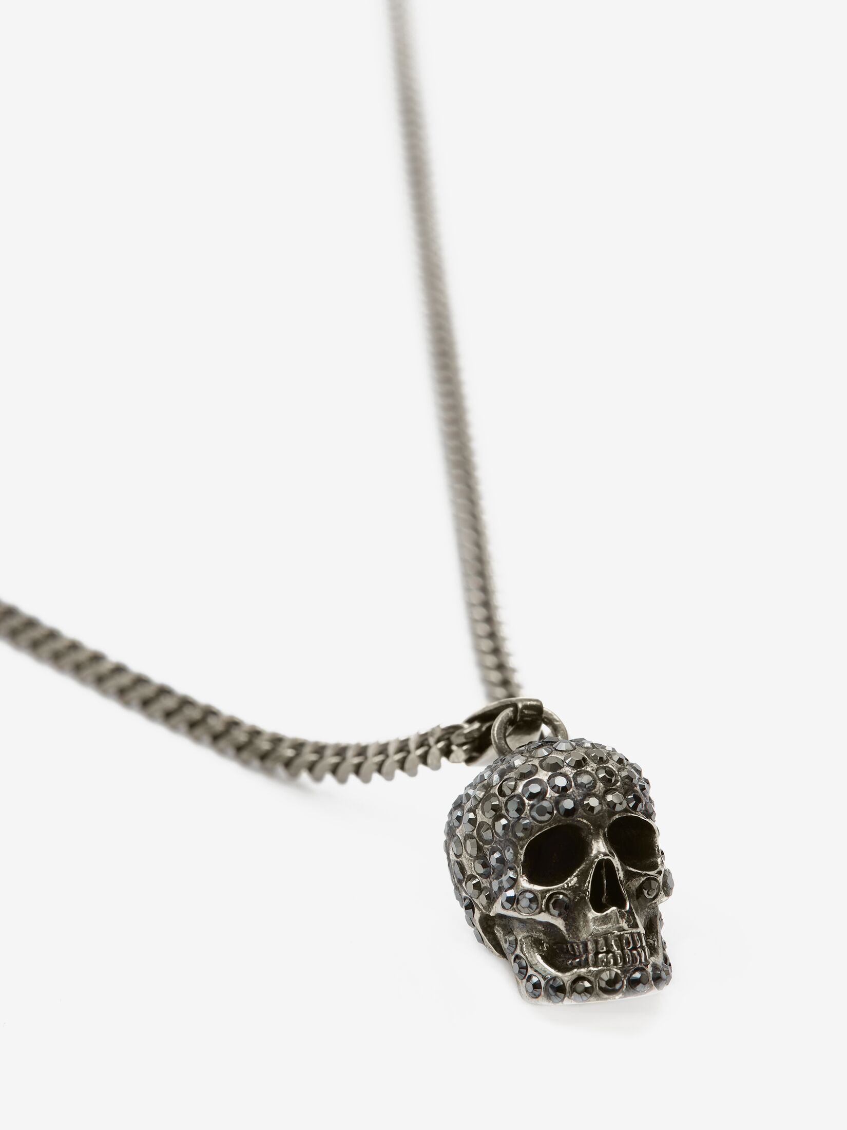 Halskette mit Pavé-Skull