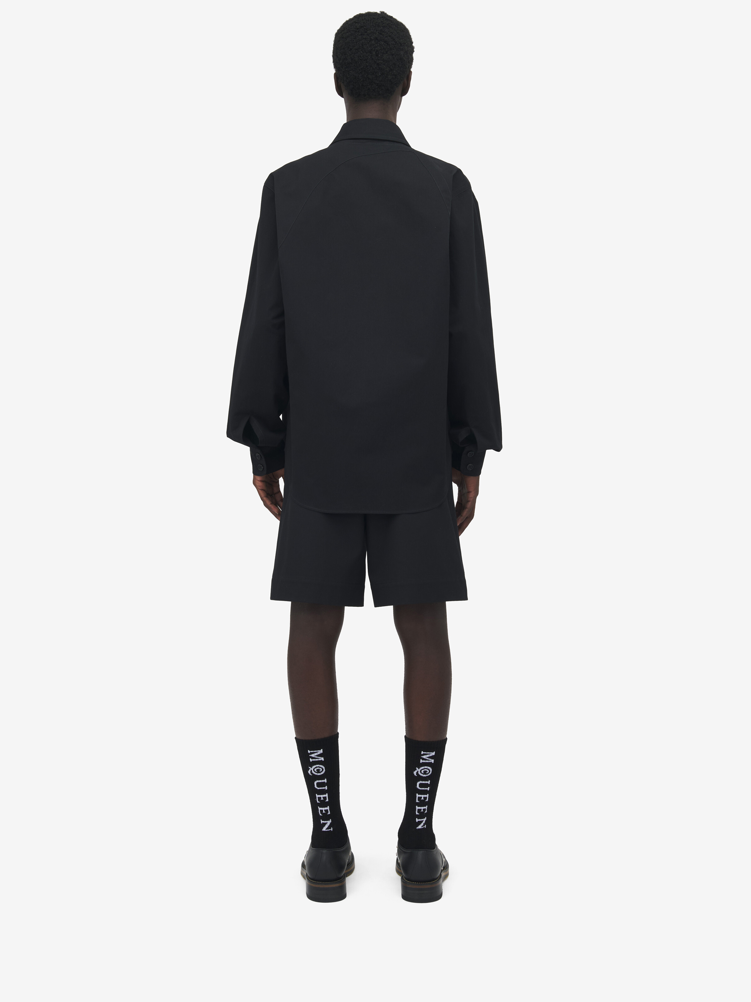 Surchemise harnais T-bar pour Homme en Noir in 75% Coton, 25% Polyamide | Alexander McQueen - image 5