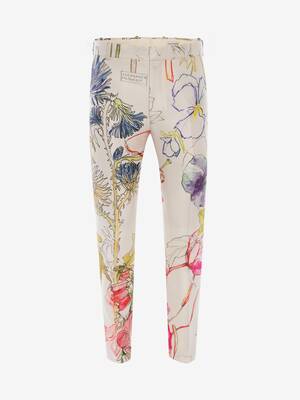 Deconstructed Floral Trousers