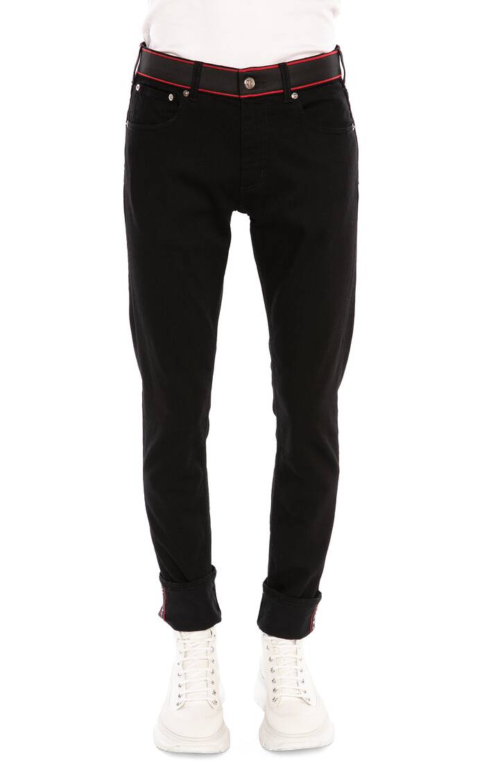 Slim Fit Denim Trousers