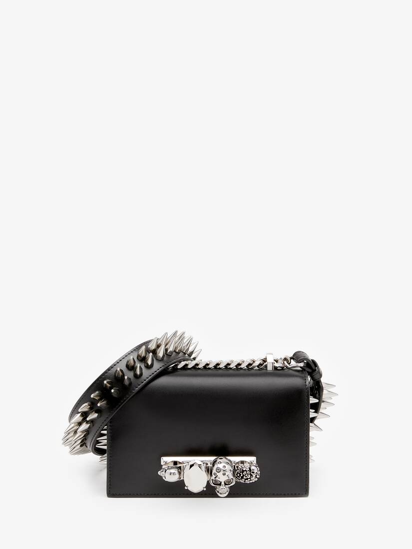 Alexander McQueen Mini Studded Leather Satchel Bag