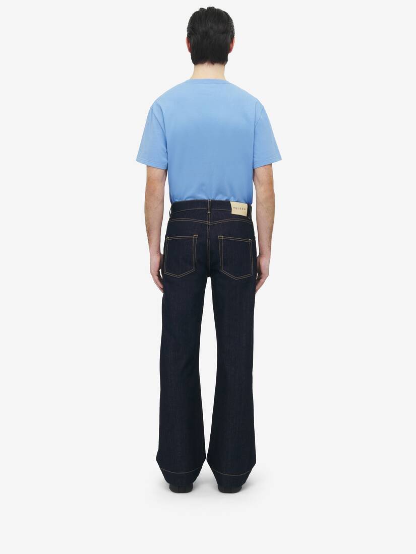 Wide Leg Denim Jeans