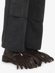 T-Bar Fringe Loafer