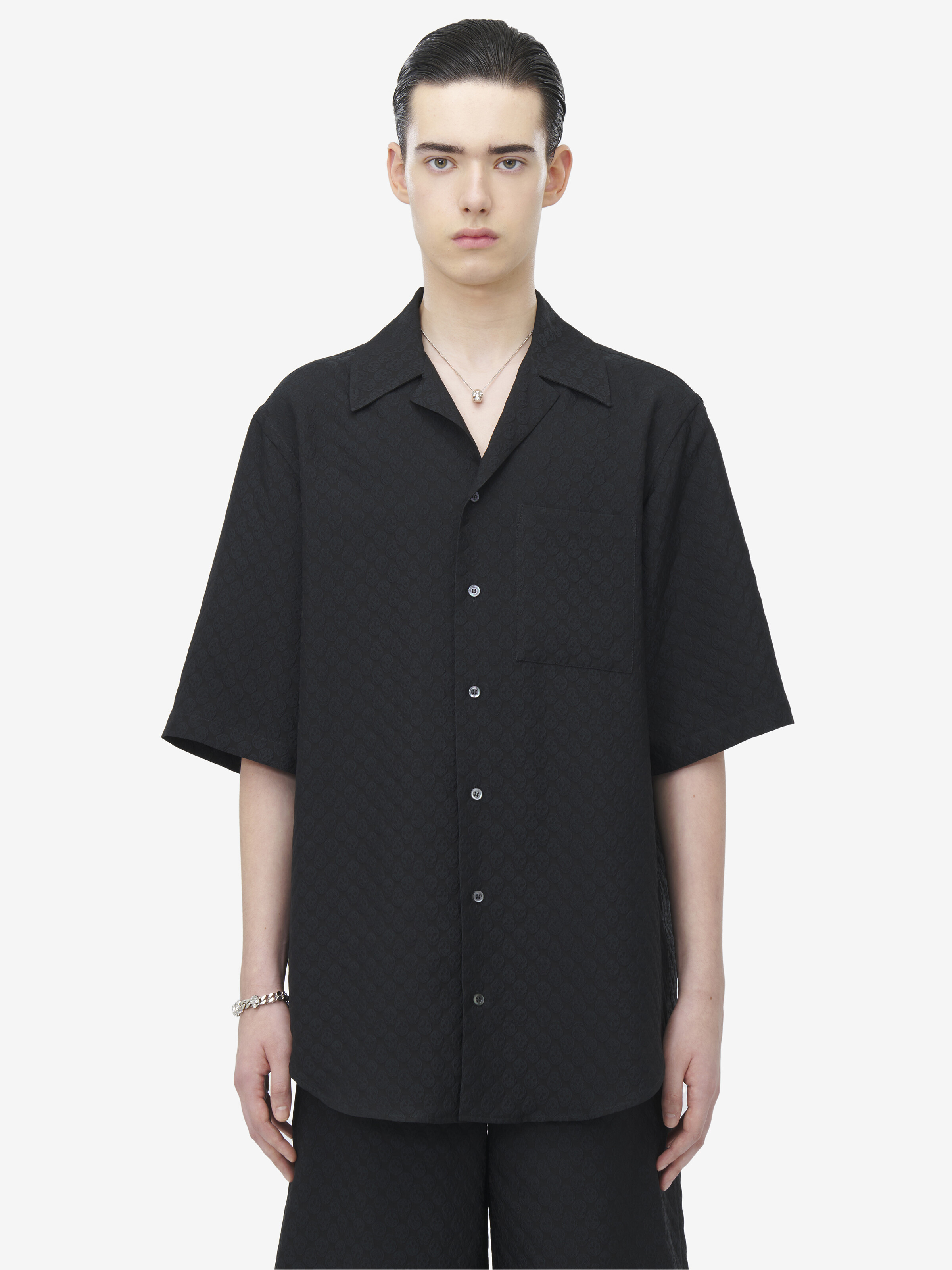 Skull Jacquard Shirt