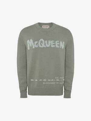 Pull à col rond McQueen Graffiti