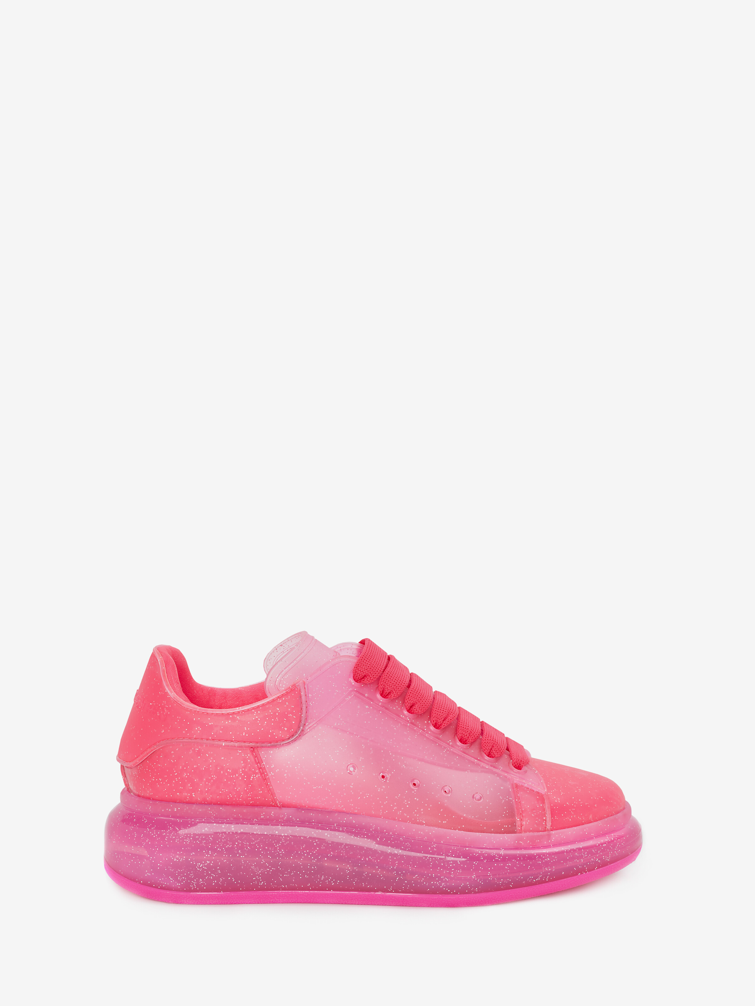 Sneaker con suola oversize trasparente da Donna in Rosa Vivo in 100% Poliuretano termoplastico | Alexander McQueen - image 1