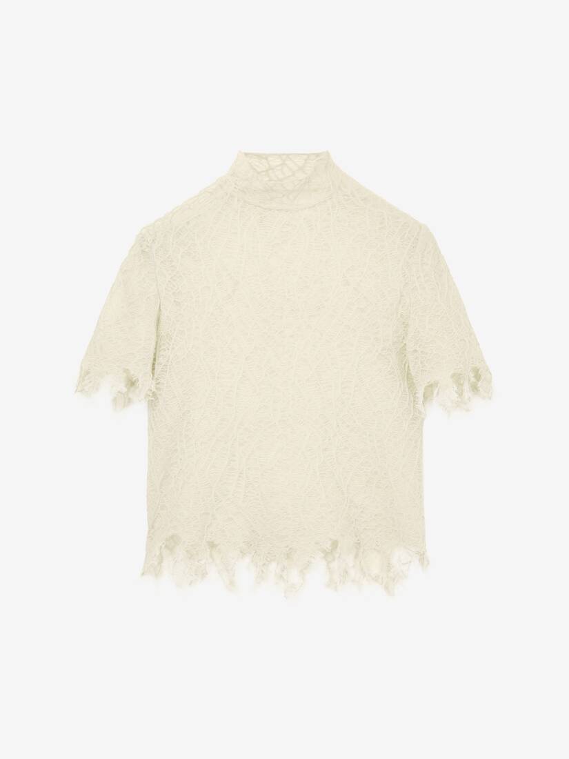 Knitted Cobweb Lace Top