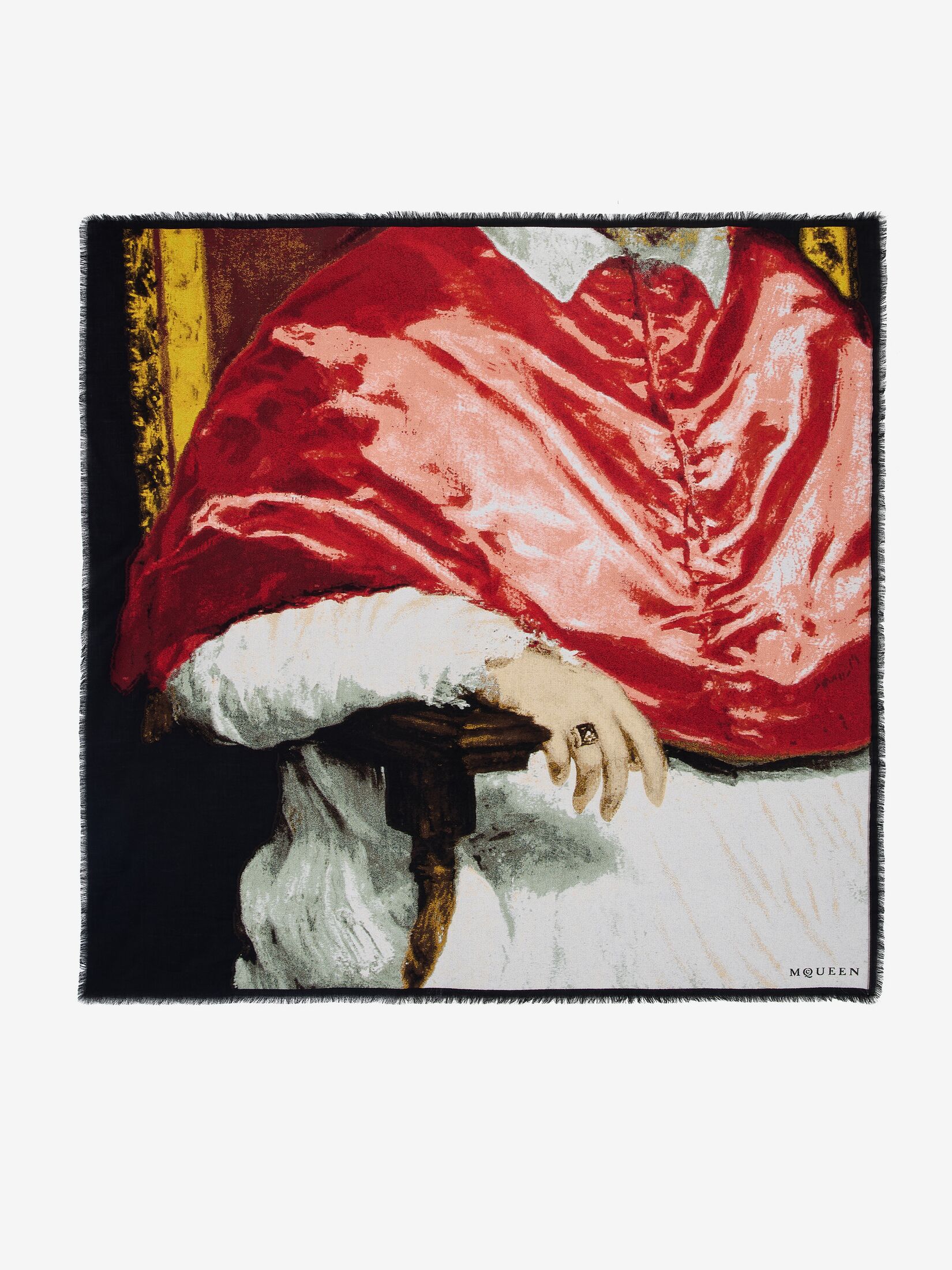 Alexander Mcqueen Women Printed Twill Foulard main image 0