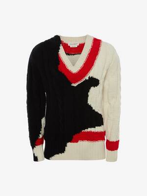 alexander mcqueen skull jumper