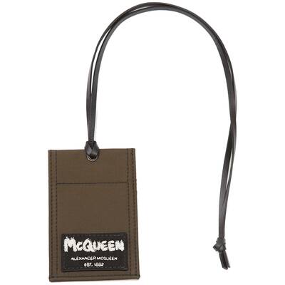 Porte-cartes à bandoulière et étiquette McQueen
