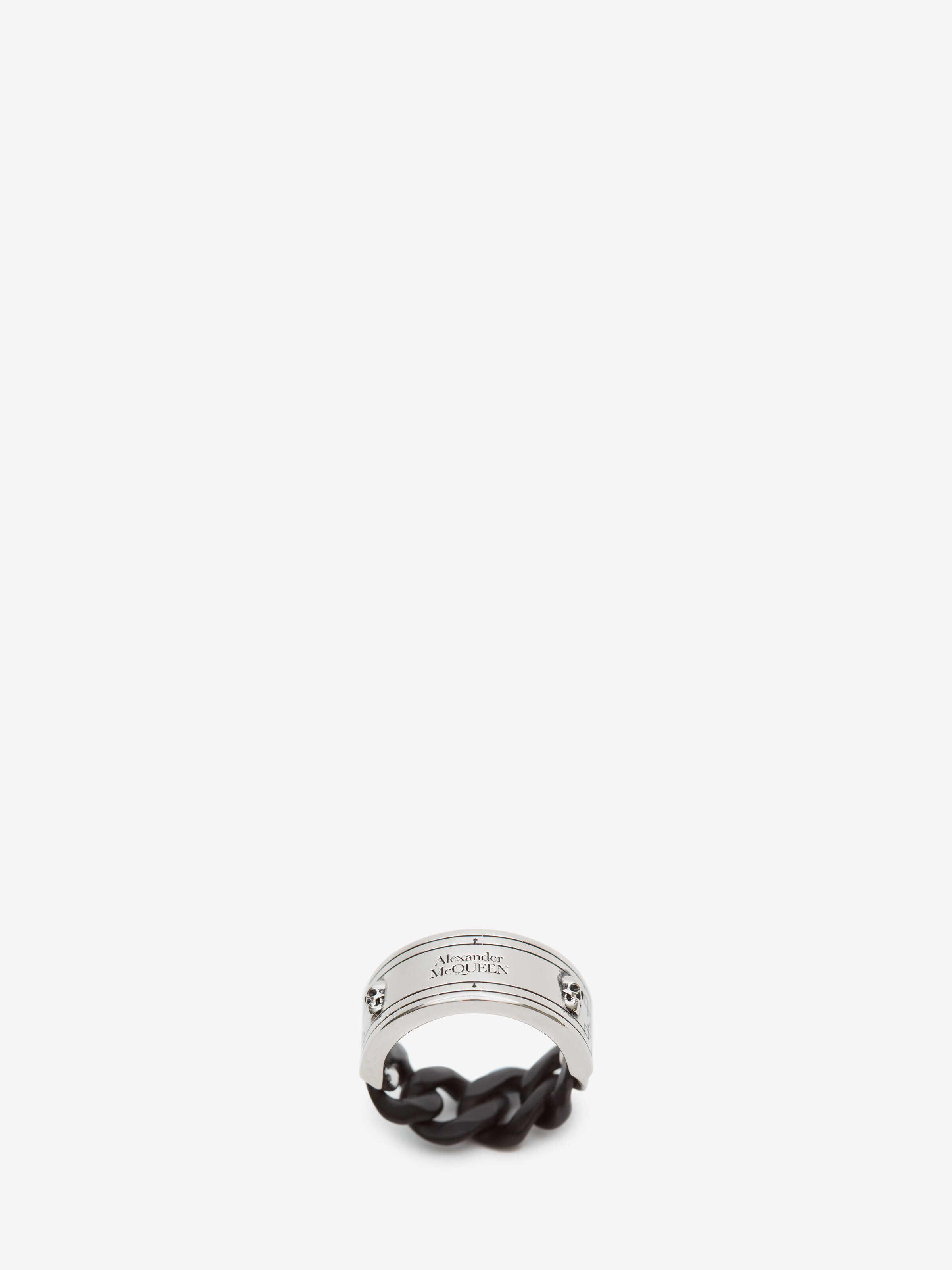 ALEXANDER MCQUEEN IDENTITY CHAIN RING,599980J160K