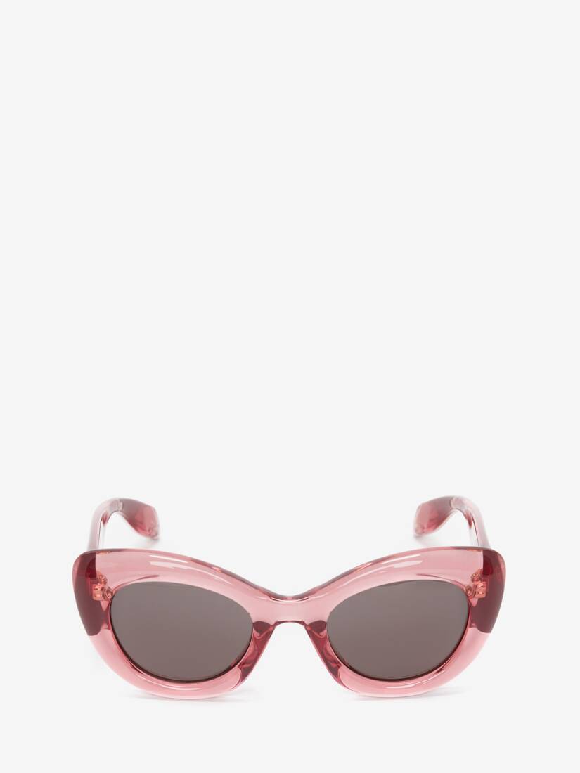 Alexander McQueen Curve Cat-Eye Sunglasses