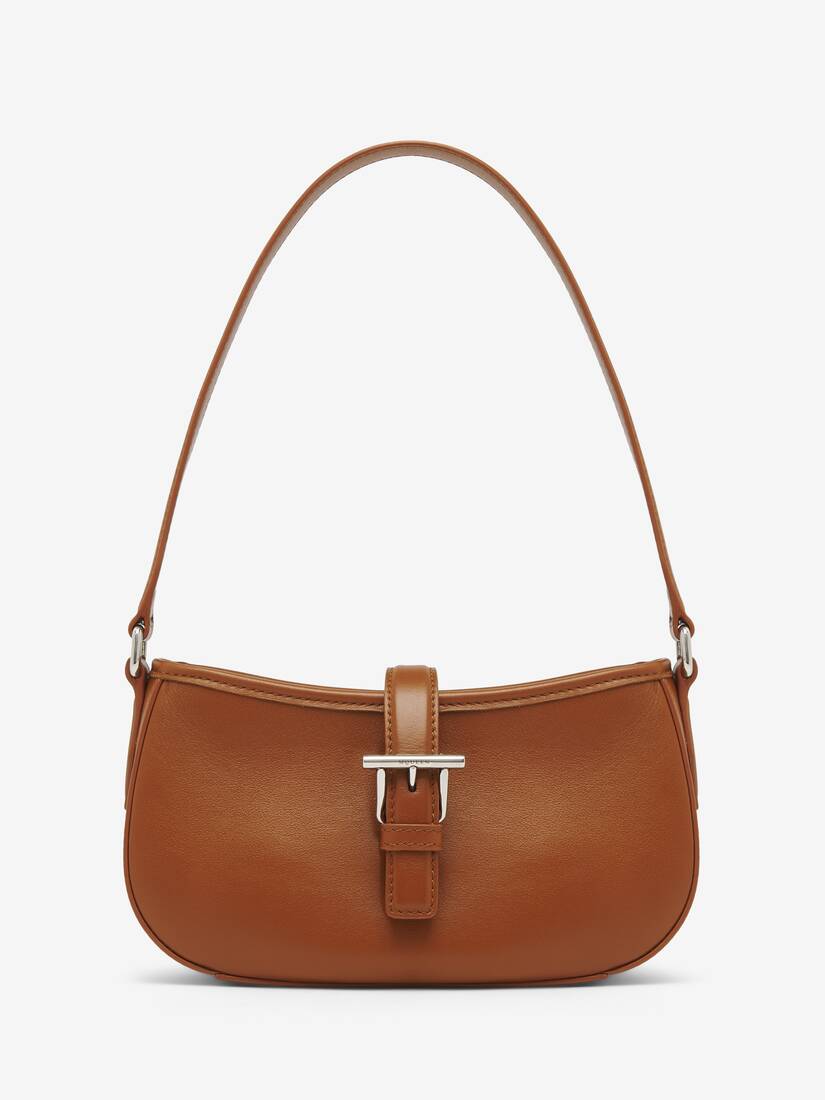 Borsa a spalla mini con fibbia a T