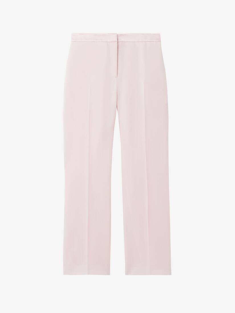 Wool Mohair Cigarette Trousers
