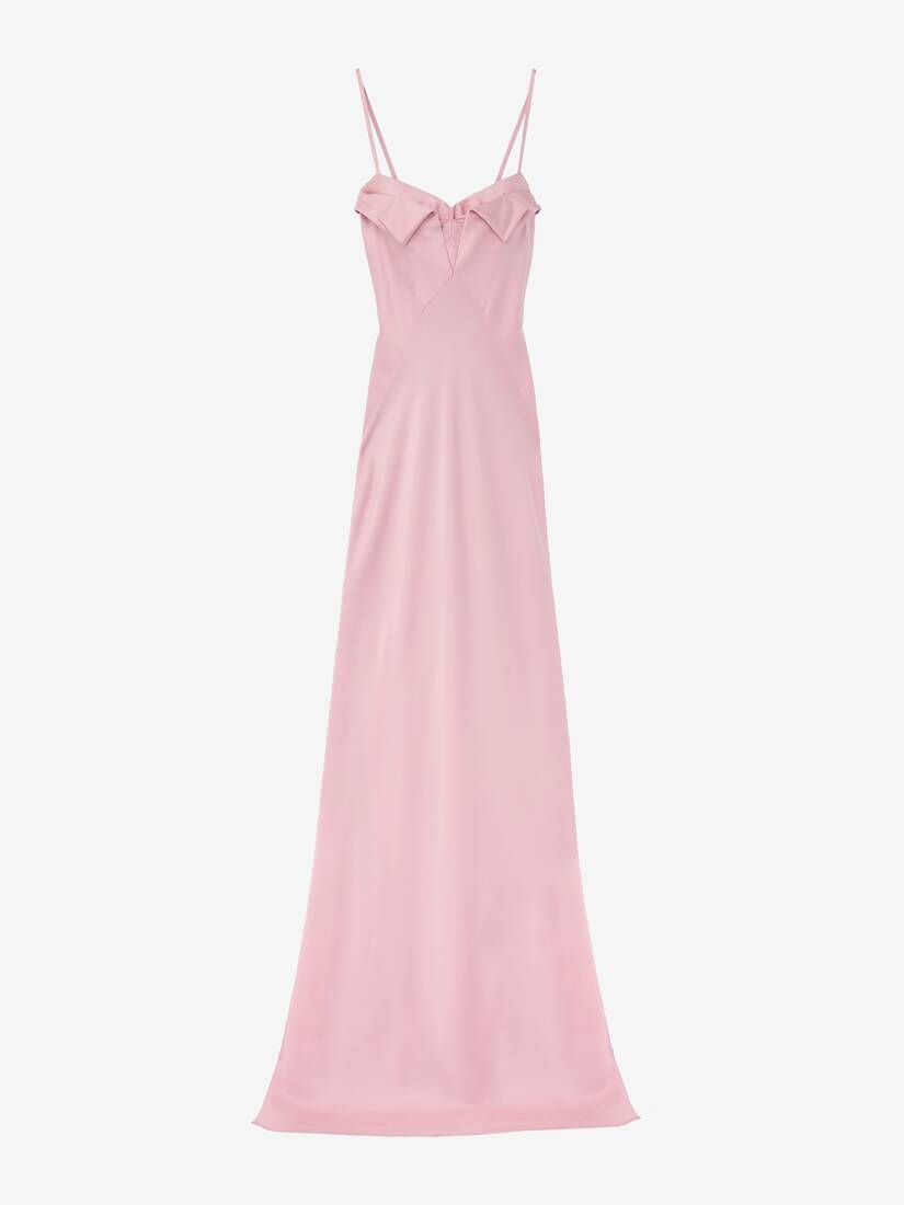 Double Satin Evening Dress