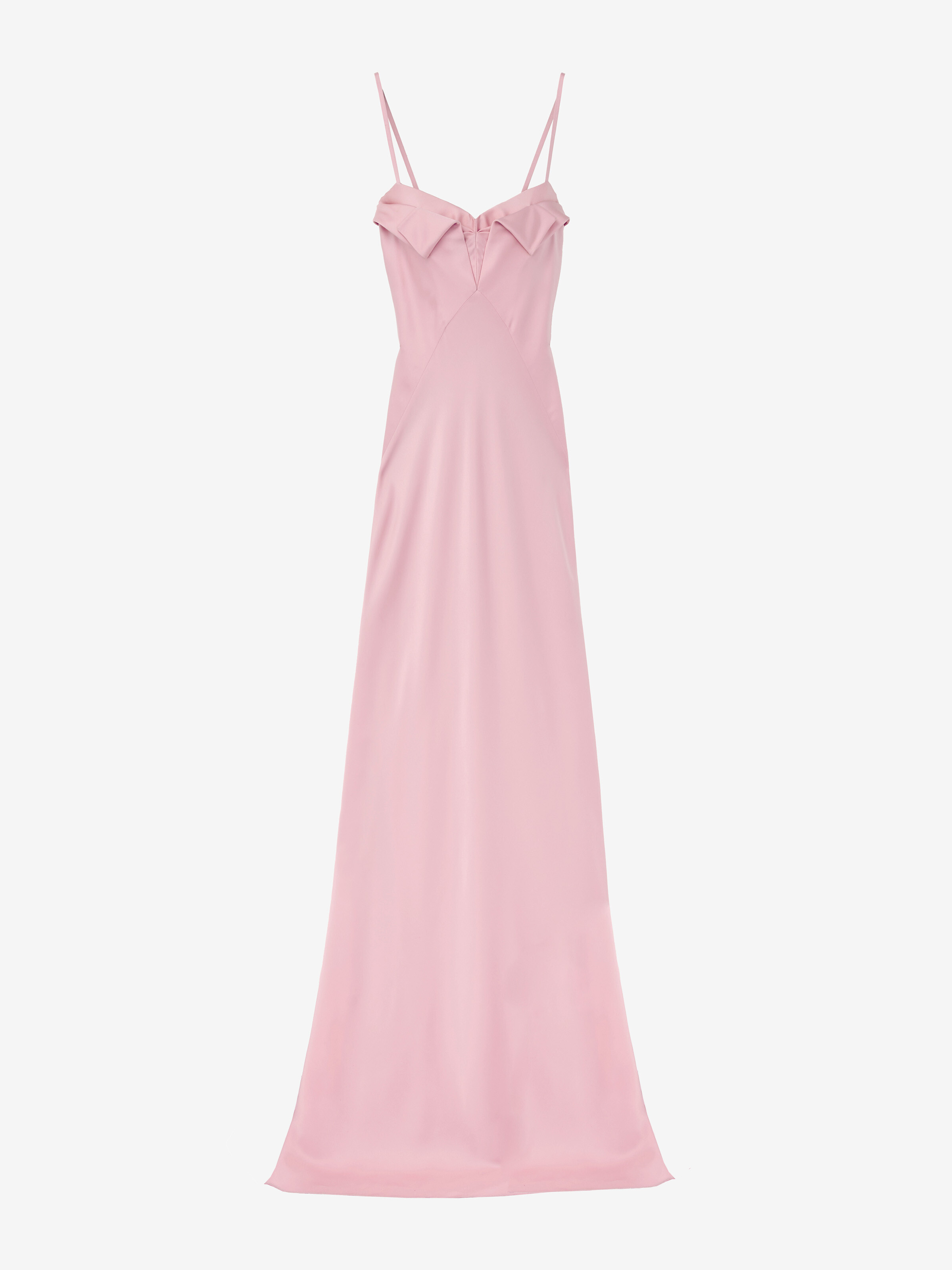 Double Satin Evening Dress