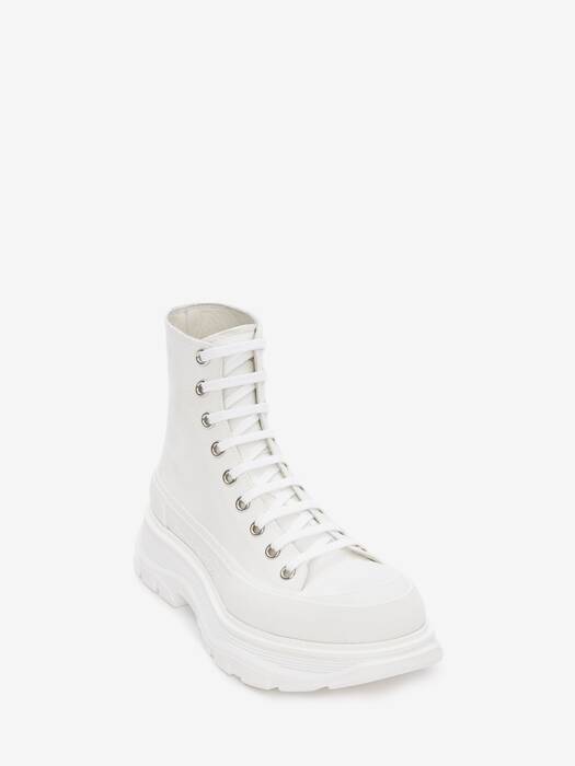 Tread Slick Boot in White | Alexander McQueen US