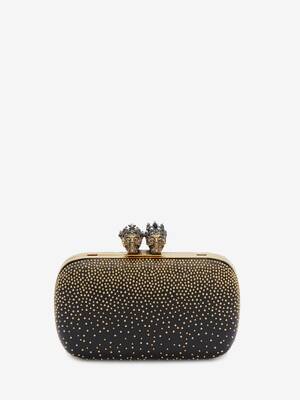 Queen and King Embellished Clutch