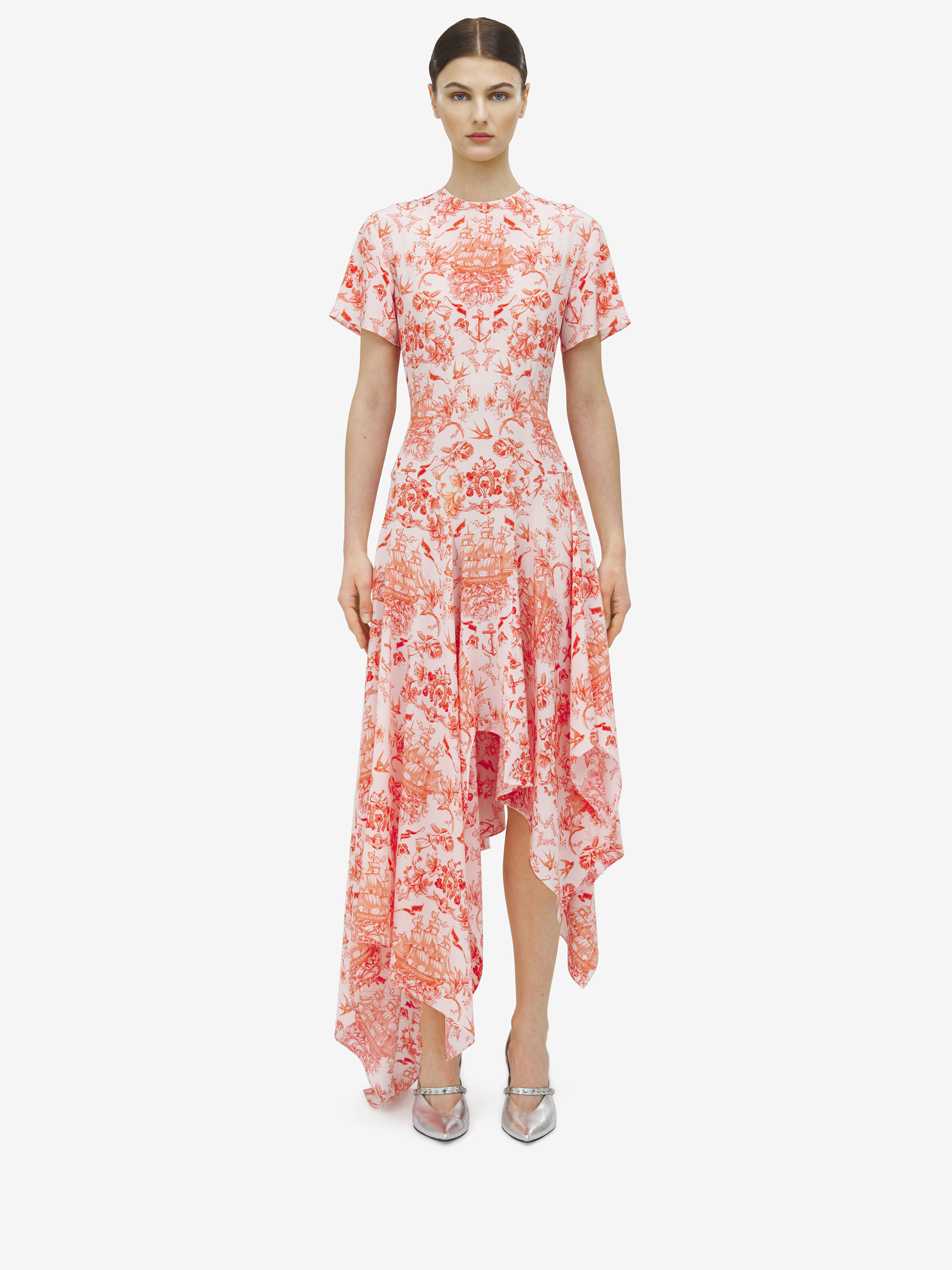 Sailor Tattoo Asymmetric Dress