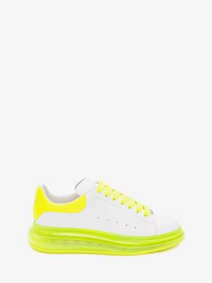 Oversized Sneaker in Fluo Yellow 