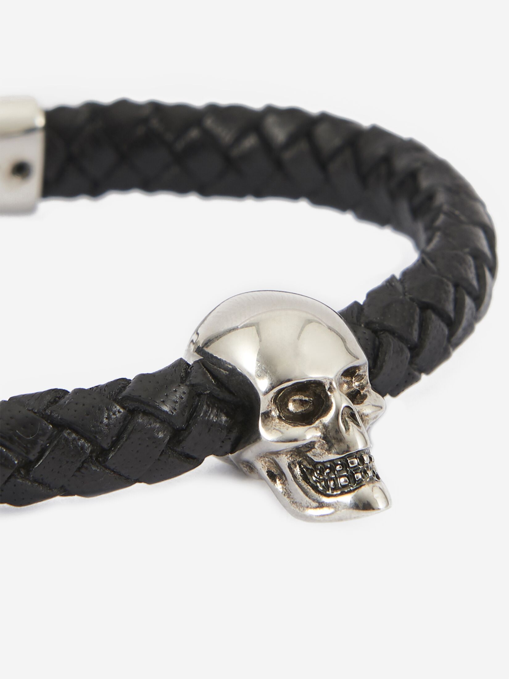 Bracelet en cuir Skull