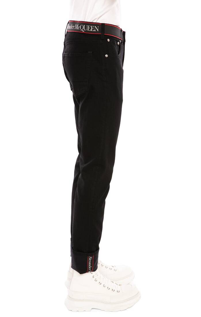 Slim Fit Denim Trousers