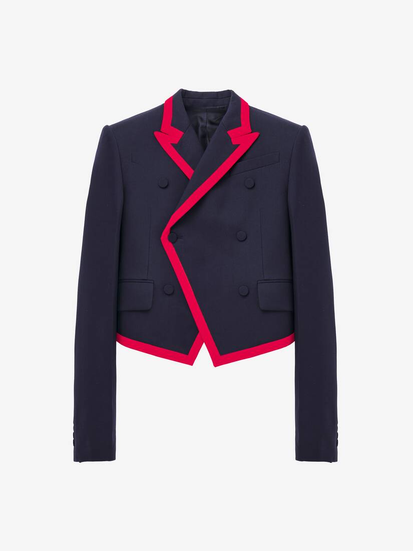 Blazer Rétréci Avec Biais