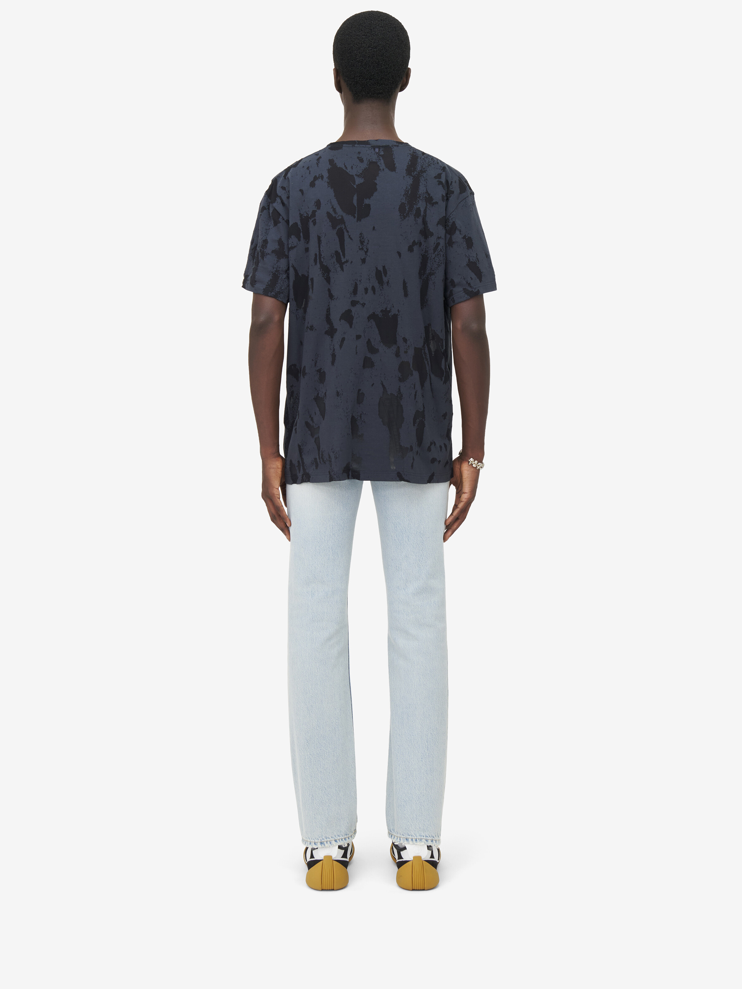 McQueen Logo Devoré T-shirt