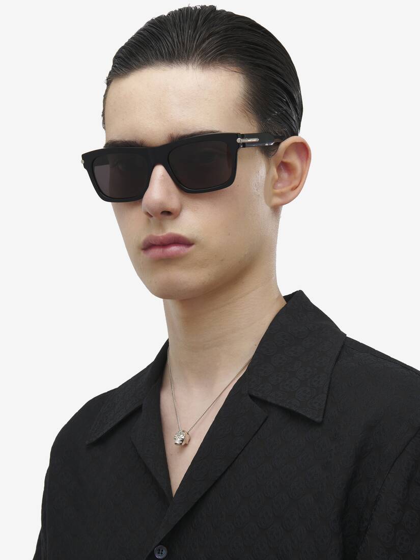 City T-Bar Rectangular Sunglasses