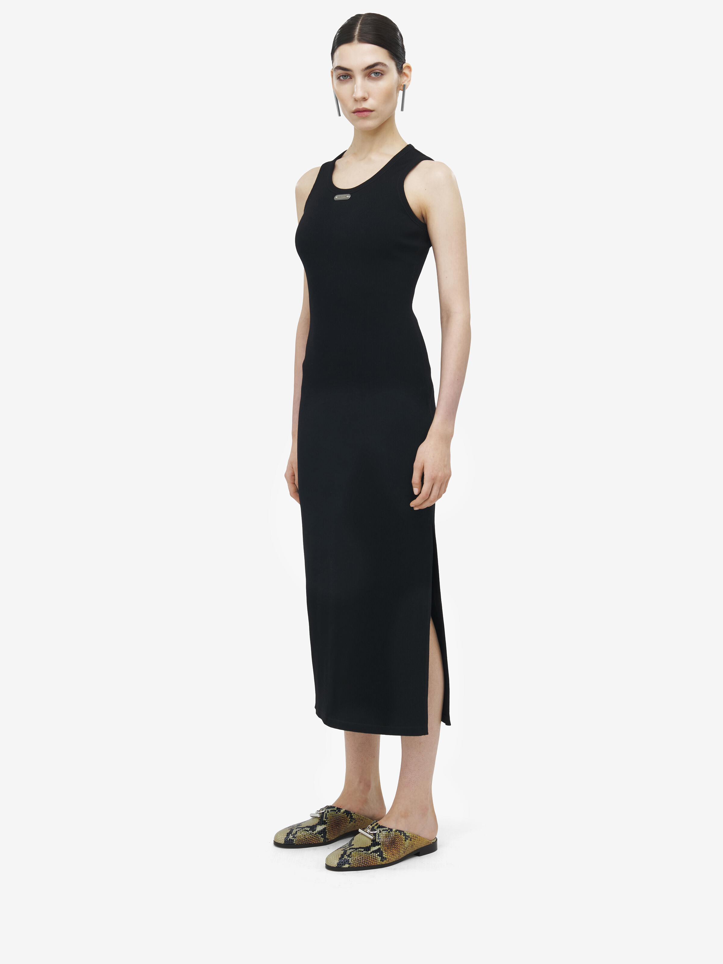 McQueen Placket Midi Dress