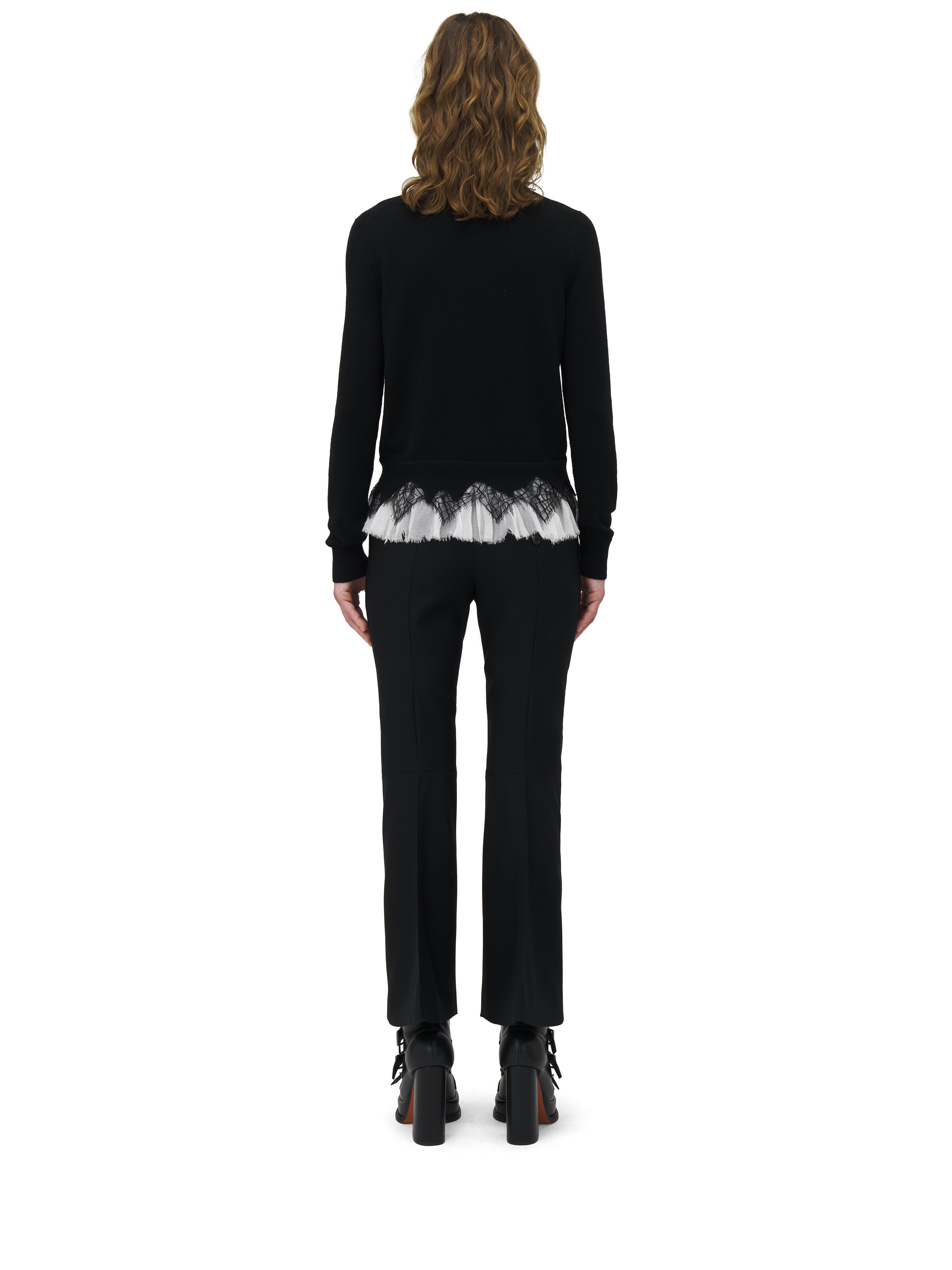 Pull En Dentelle Toile D'Araignée