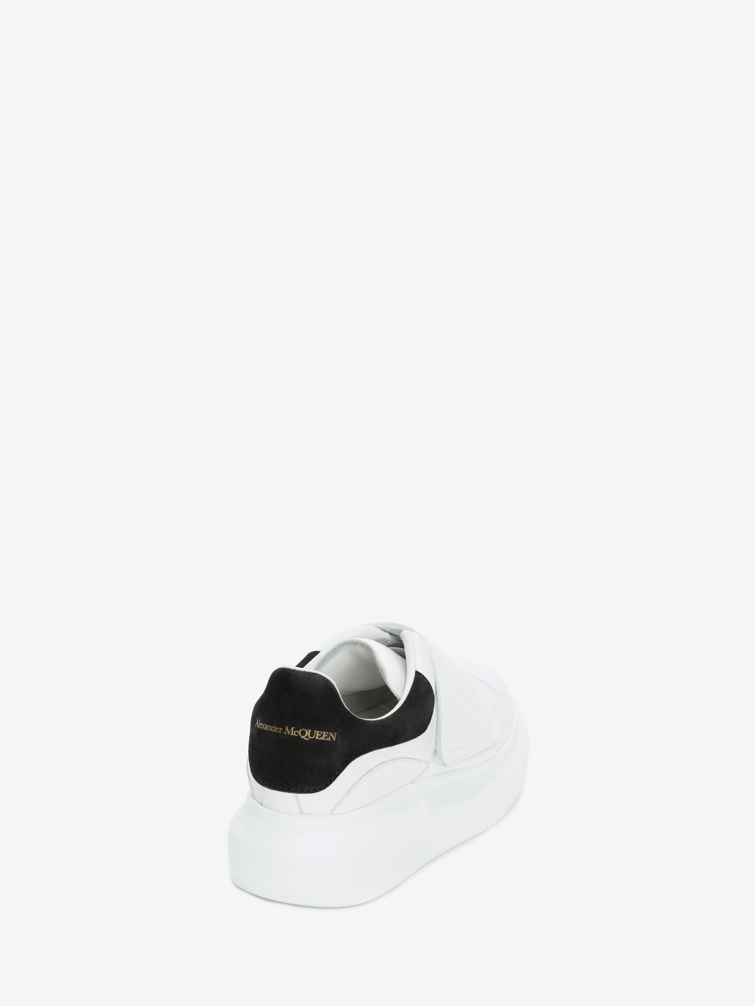 Sneakers oversize pour enfant en Blanc/Noir in 100% Cuir de veau | Alexander McQueen - image 3