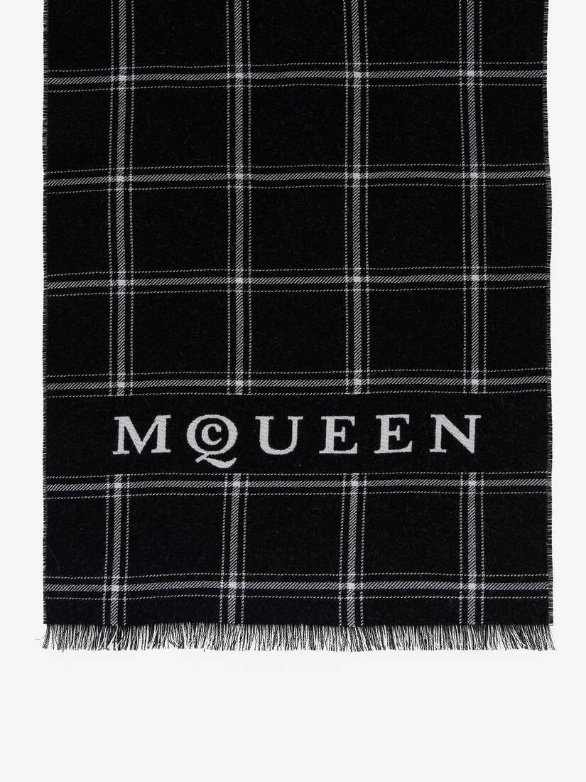 Logo Check Scarf