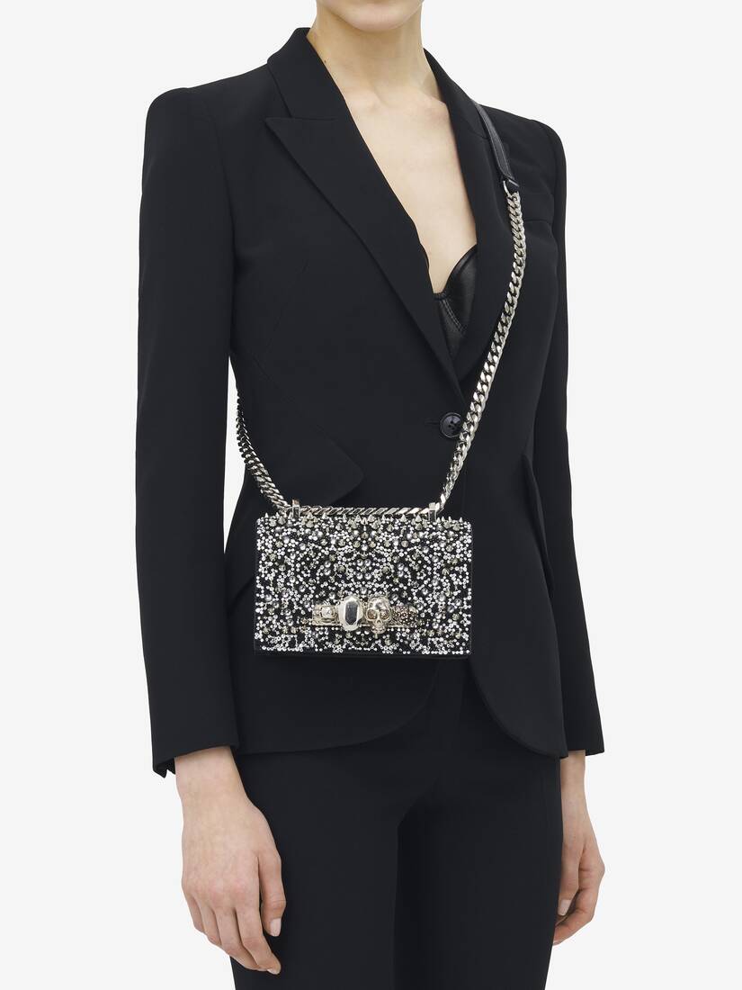 Crystal-embellished Mini Jewelled Satchel
