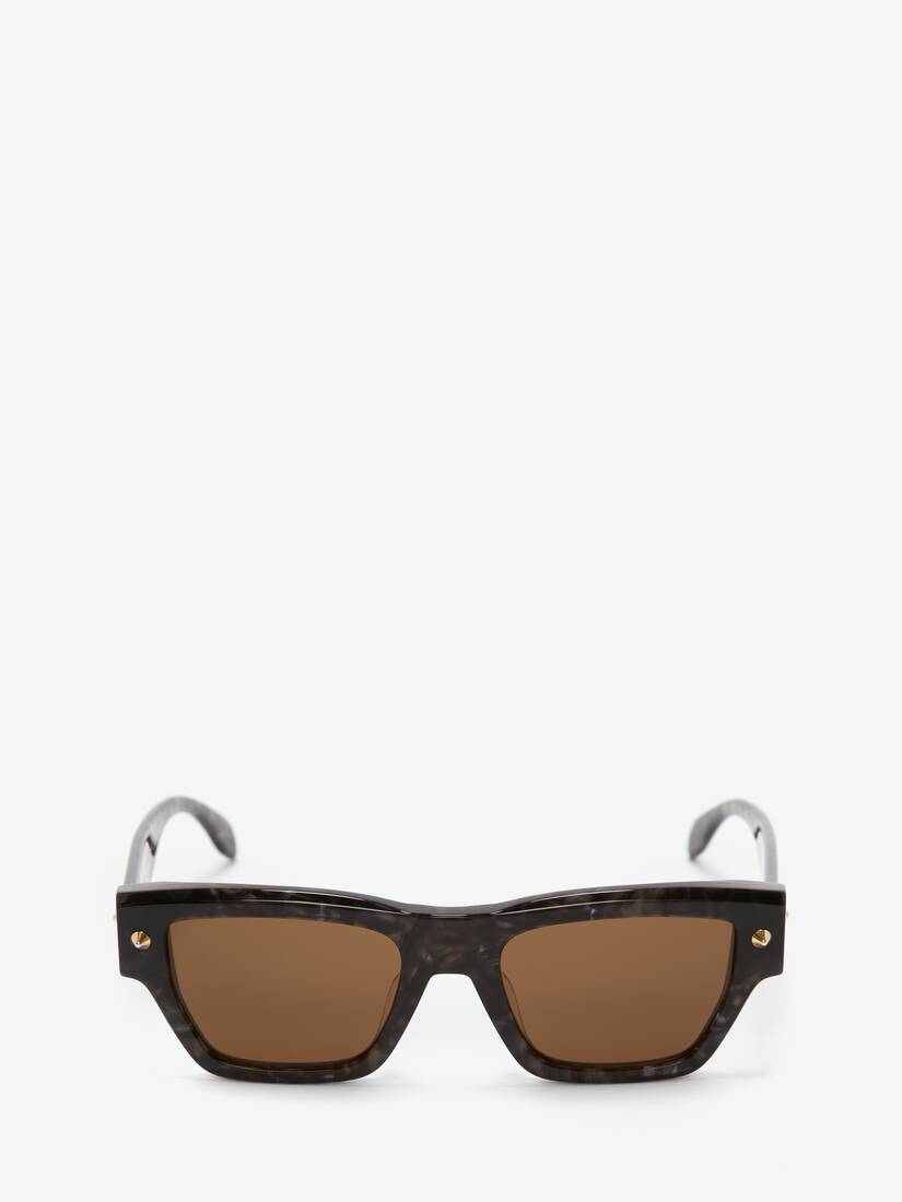 Spike Studs Rectangular Sunglasses