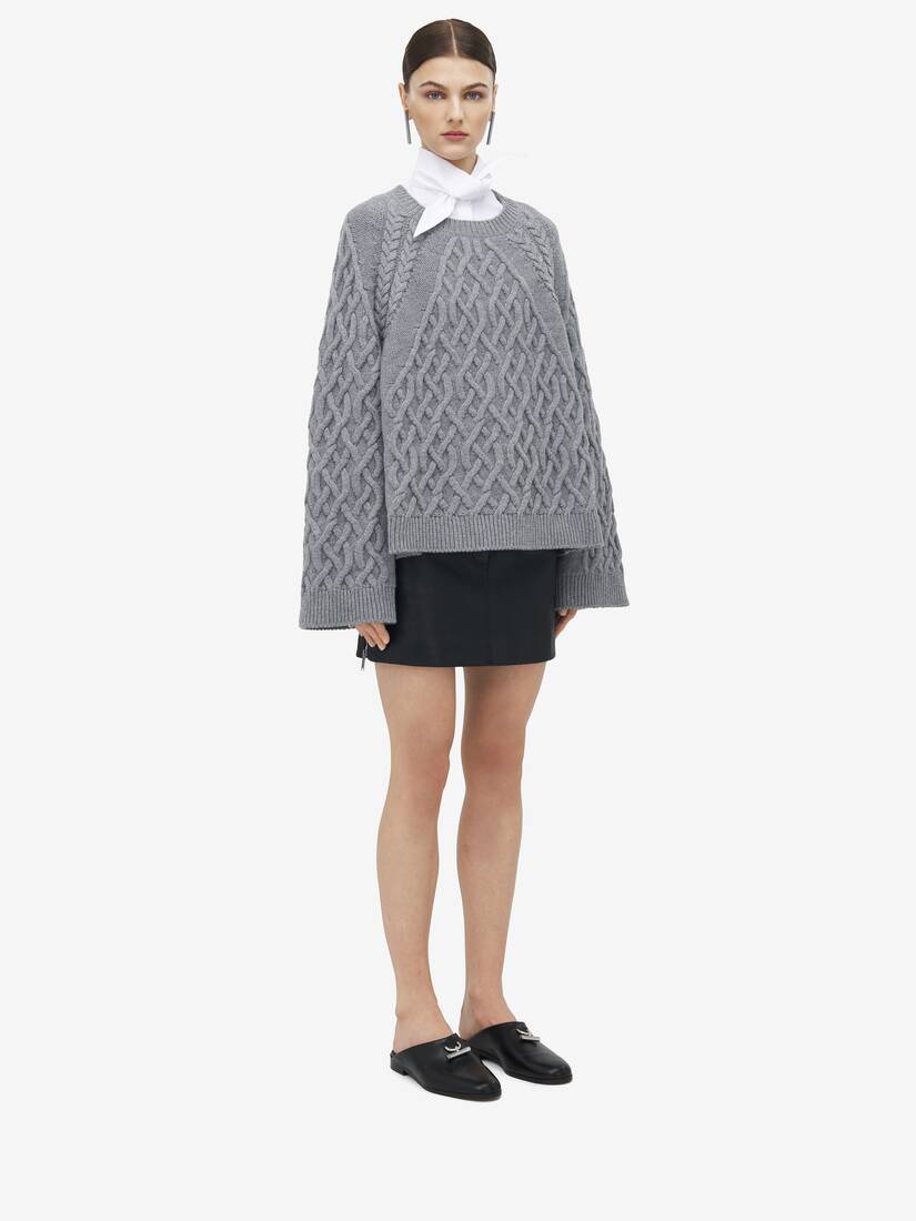 Cable Crew Neck Jumper