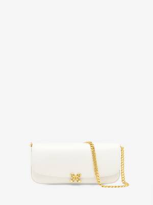Alexander McQueen パンク バックル ミュール ホワイト 38 Alexander McQueen パンク バックル ミュール ホワイト 38