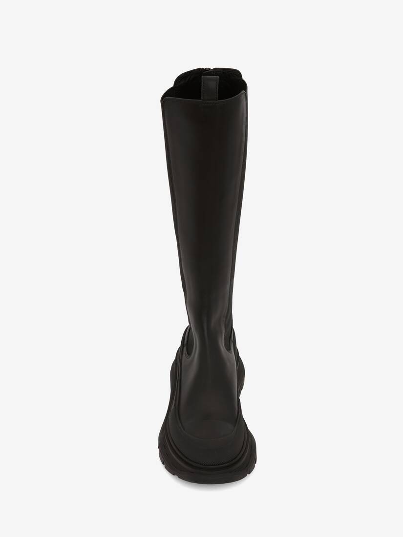 knee high boots with tread