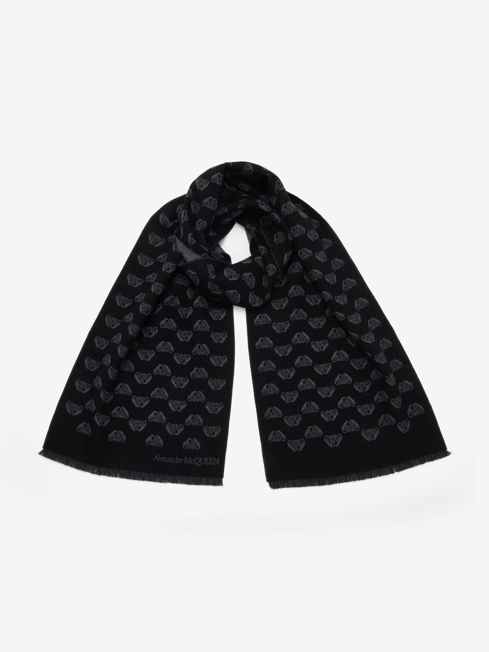 Up-and-down Seal Logo Scarf