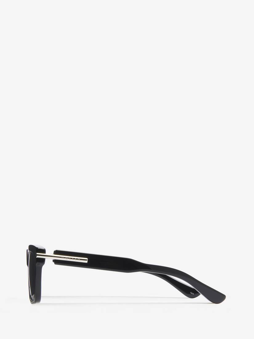 City T-Bar Rectangular Sunglasses