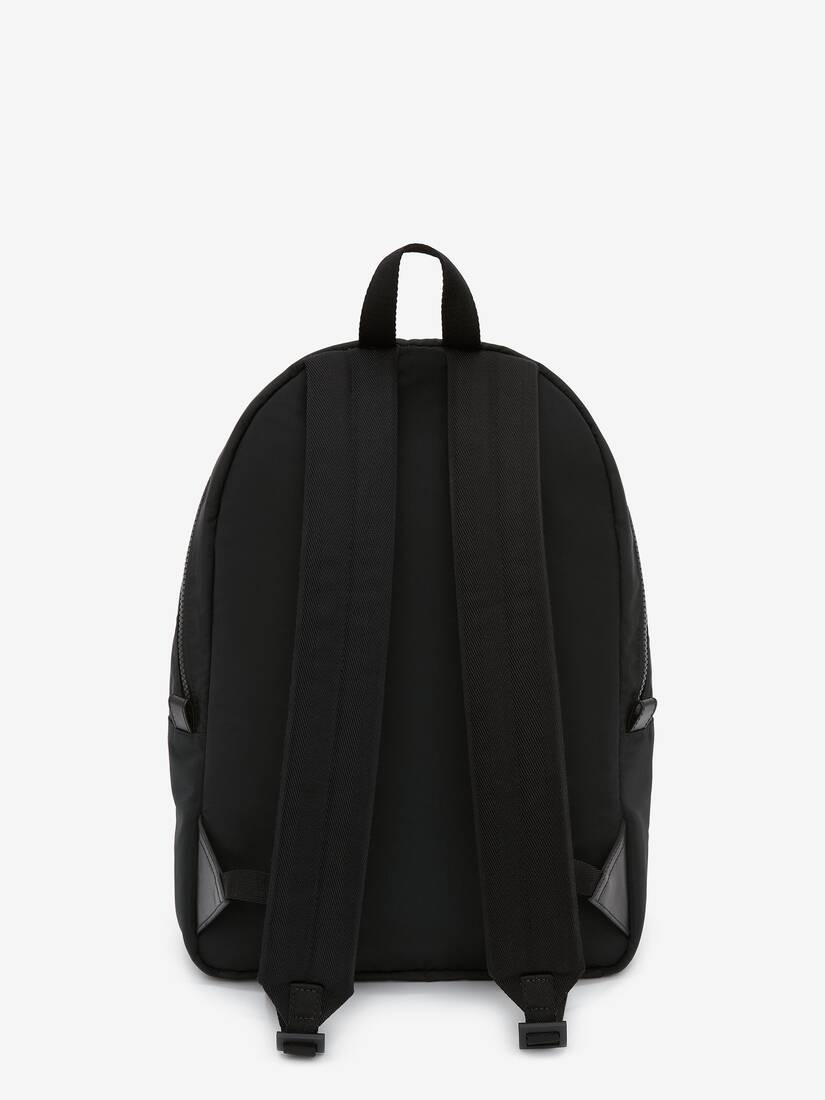 Mcqueen Graffiti Metropolitan Backpack In Black Ivory Alexander Mcqueen Es Mcqueen Graffiti Metropolitan Backpack In Black Ivory Alexander Mcqueen Es
